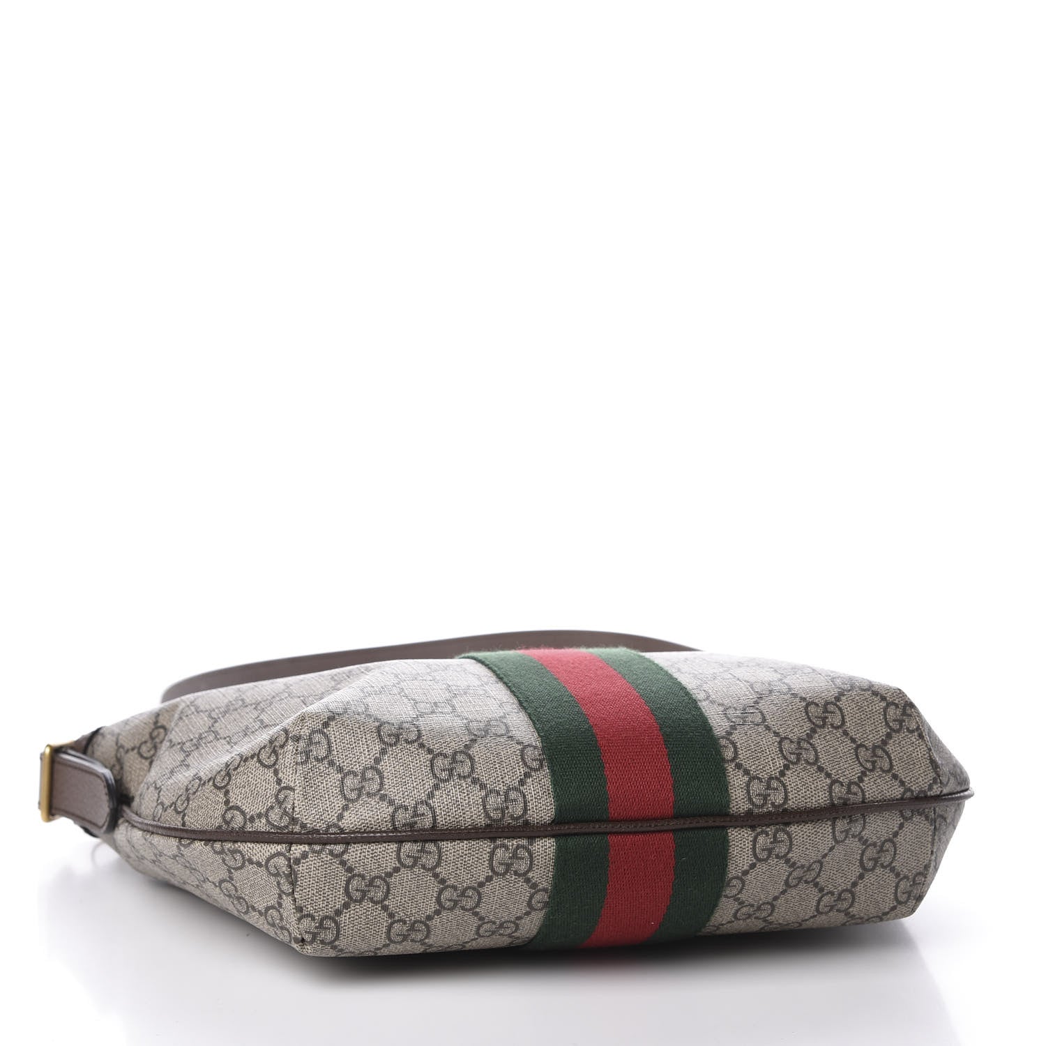Gucci GG Supreme Monogram Web Small Ophidia Half Moon Hobo Brown 3 of 10