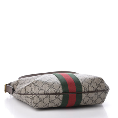 Gucci GG Supreme Monogram Web Small Ophidia Half Moon Hobo Brown 3 of 10