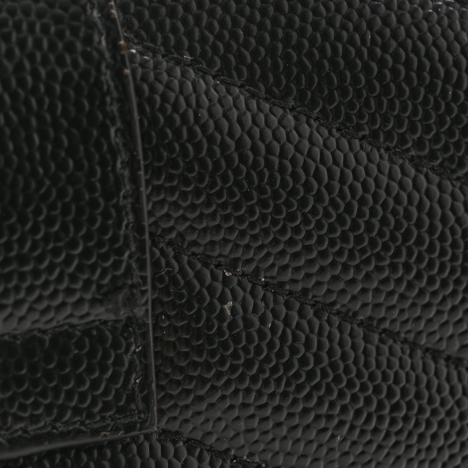 Saint Laurent Grain De Poudre Textured Mixed Matelasse Triquilt Monogram Clutch Black 11 of 12