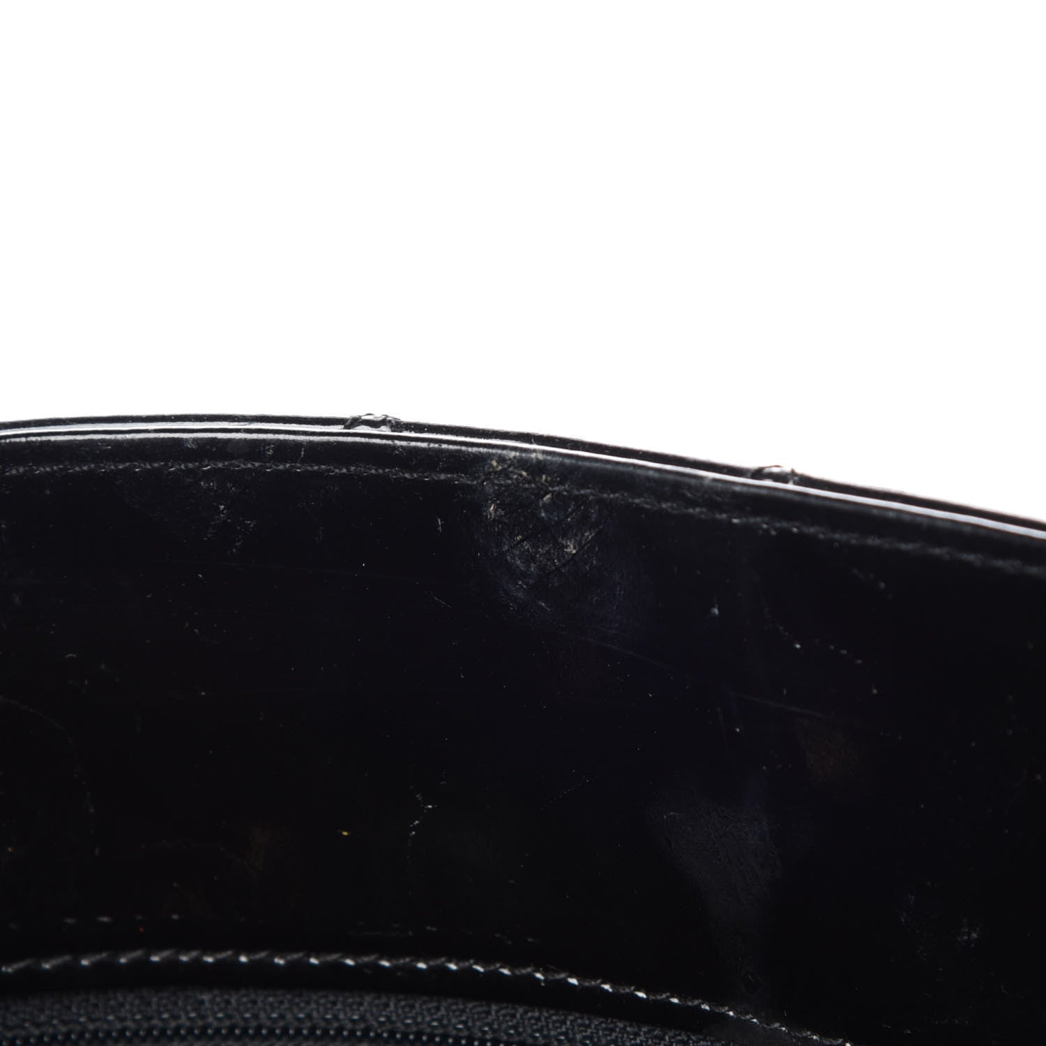 Chanel Patent Quilted Shoulder Bag Black 8 of 28
