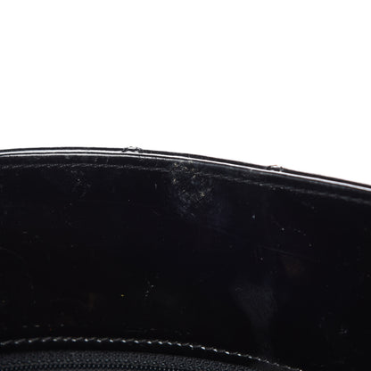 Chanel Patent Quilted Shoulder Bag Black 8 of 39