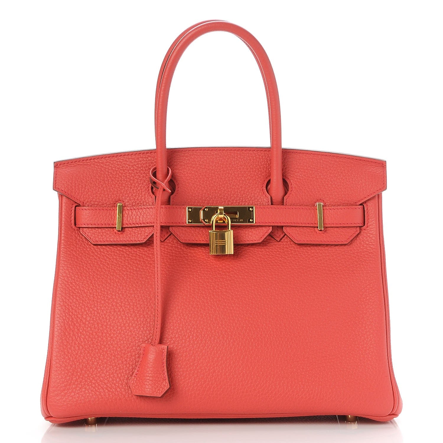 Hermes Taurillon Clemence Birkin 30 Bougainvillea 1 of 31