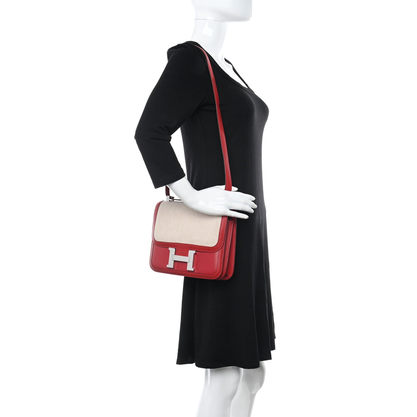 Swift Toile H Berline Constance 24 Rouge Piment Ecru