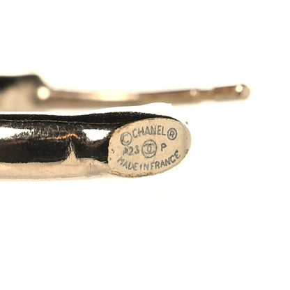 Chanel Metal CC Lock Drop Earrings Gold 8 of 8