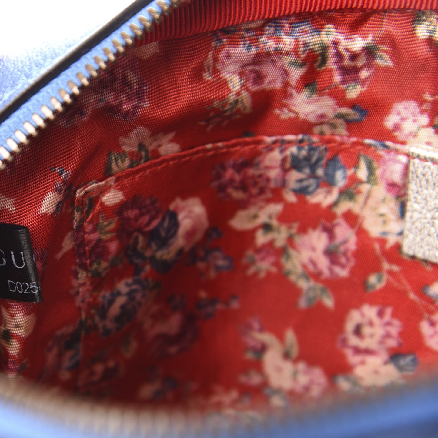 Laminated Nappa Trapuntata Small Zumi Shoulder Bag Rosso Marine Argento