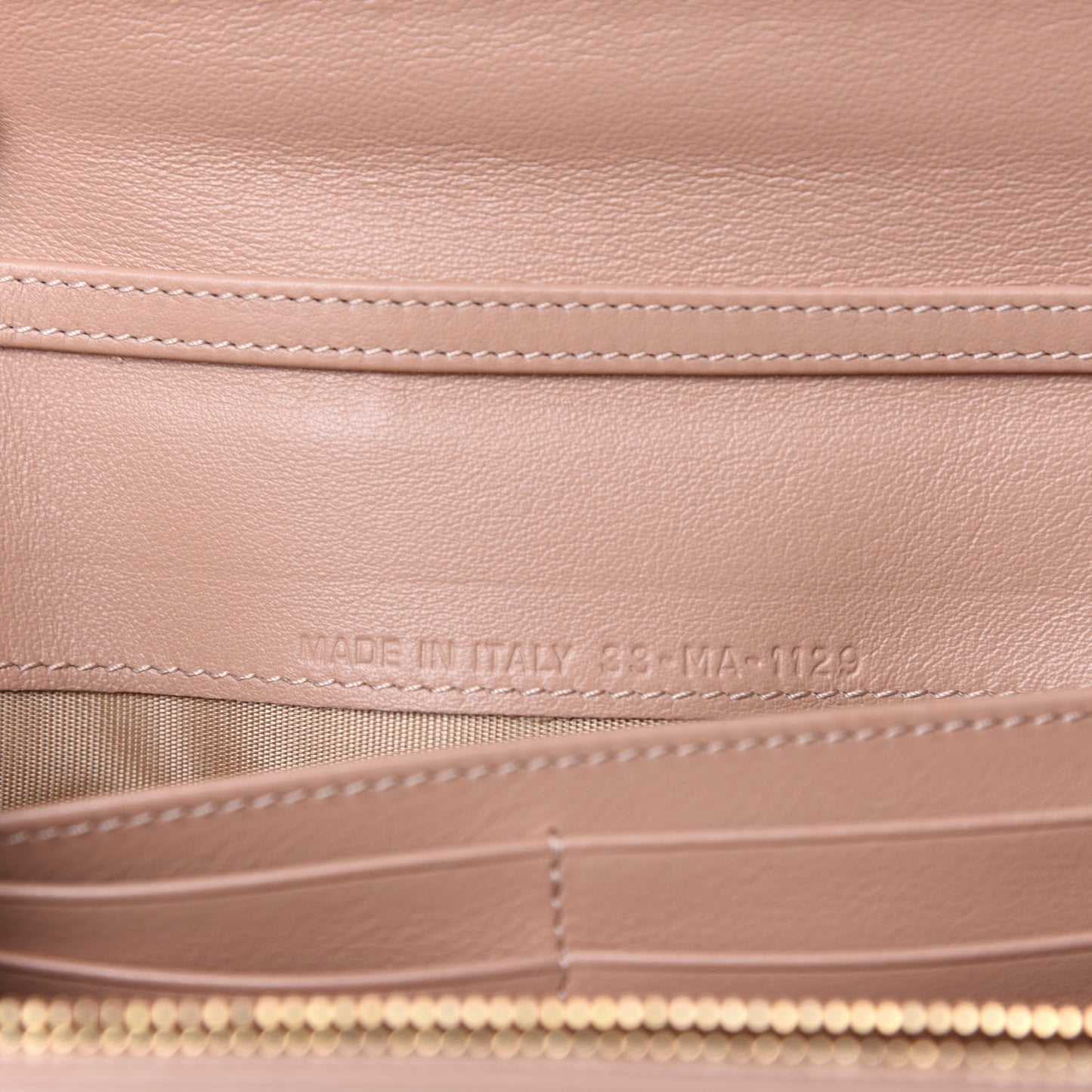 Patent Cannage Lady Dior Wallet On Chain Beige