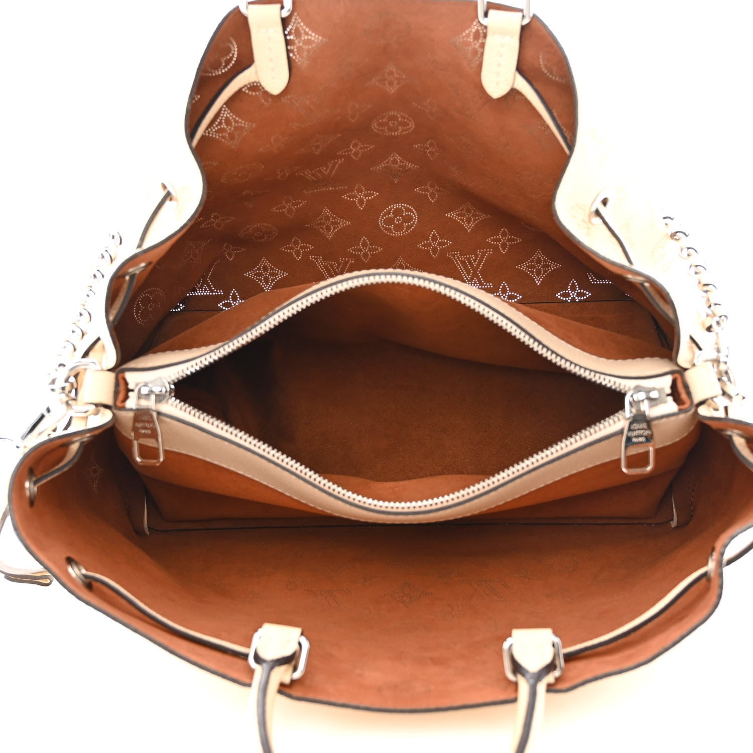 Louis Vuitton Mahina Bella Tote Creme Beige 5 of 17