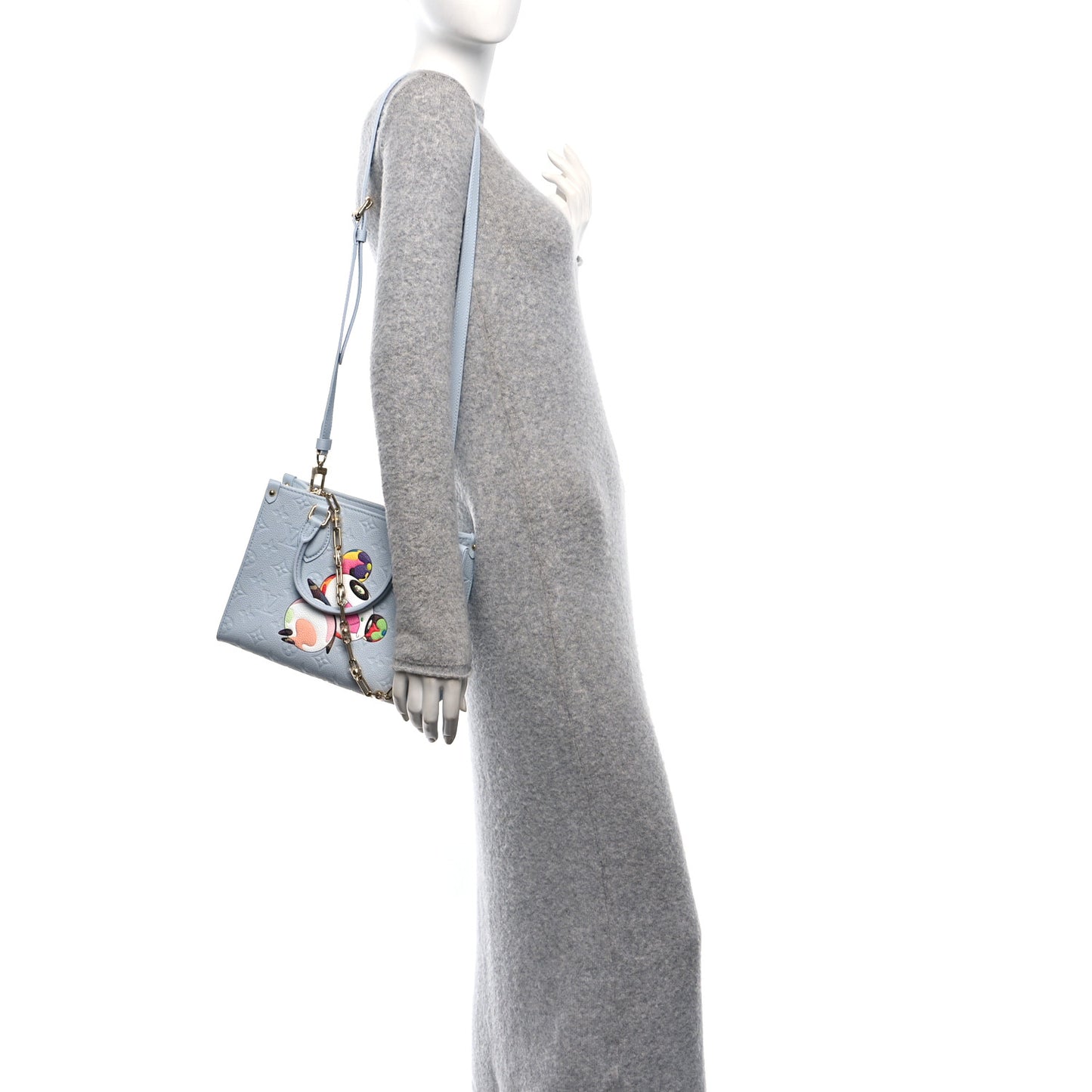 LV X TM Empreinte Monogram Superflat Onthego PM Washed Blue