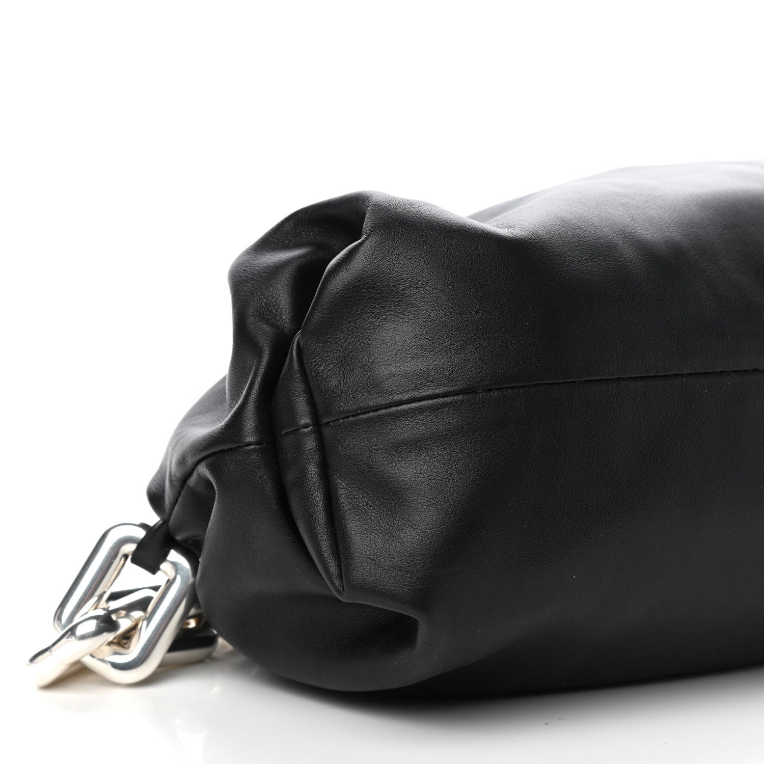 Bottega Veneta Calfskin The Pouch Chain Black 7 of 8