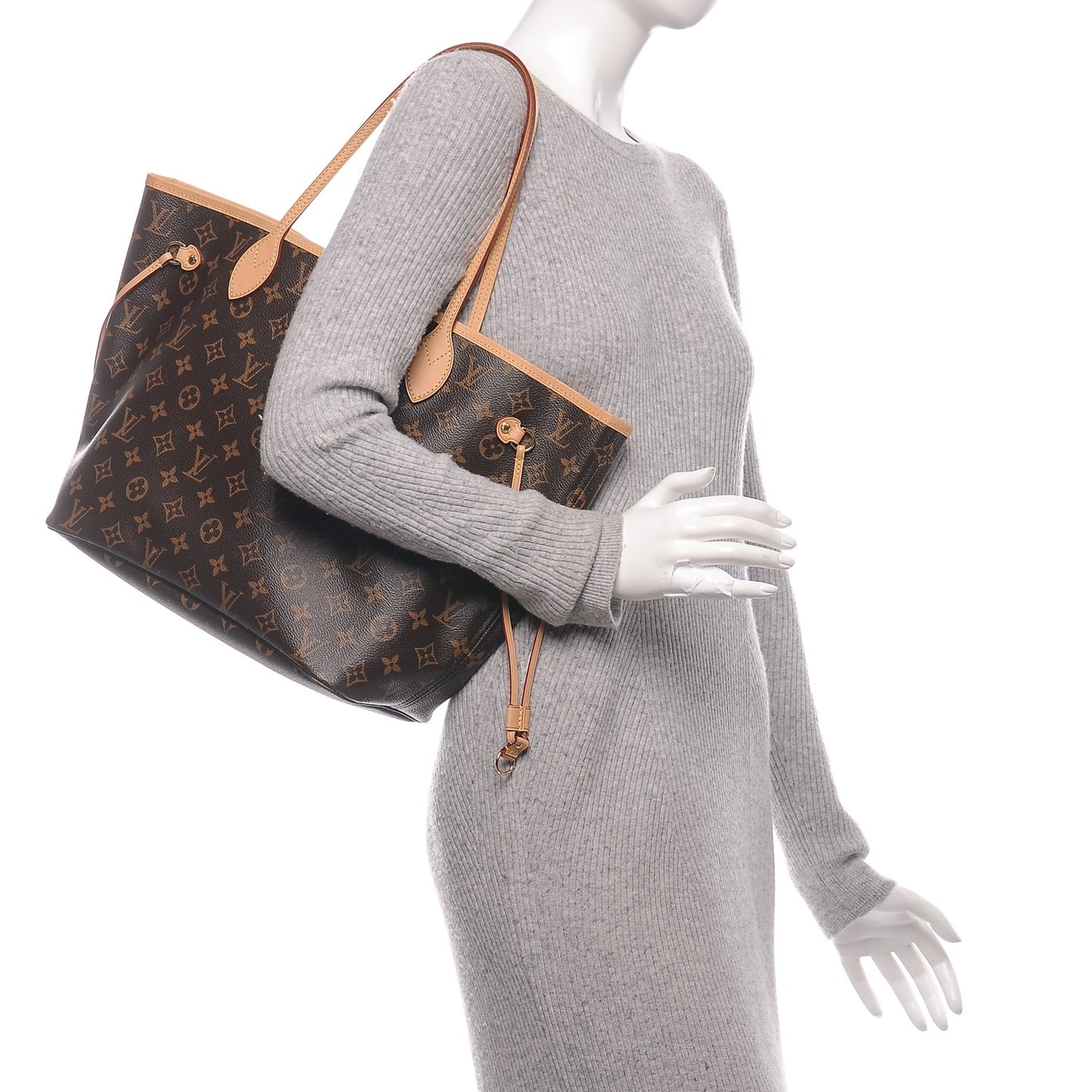 Monogram Neo Neverfull MM Rose Ballerine
