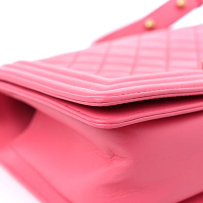 Chanel Lambskin Quilted Medium Boy Flap Pink 8 of 15