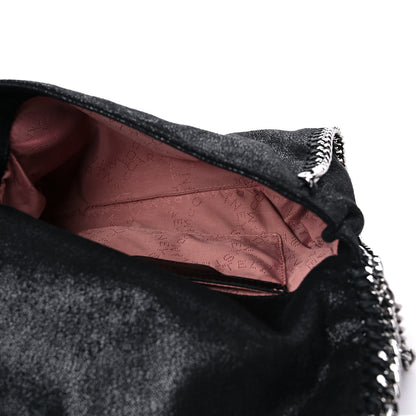 Stella McCartney Shaggy Deer Mini Falabella Shoulder Bag Black 5 of 9