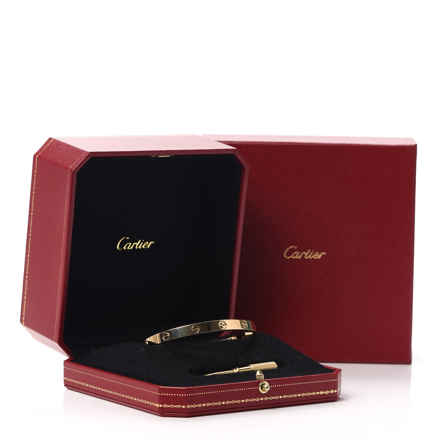18K Yellow Gold LOVE Bracelet 19