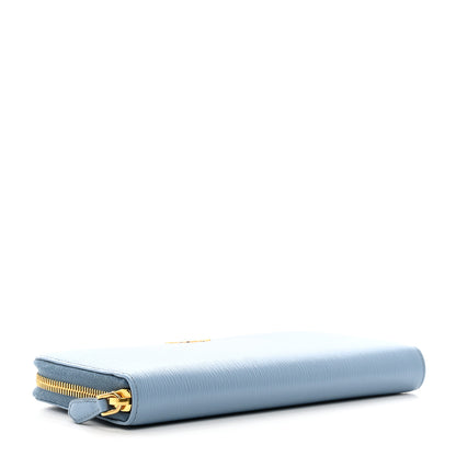 Prada Vitello Move Zip Around Wallet Astrale 4 of 8