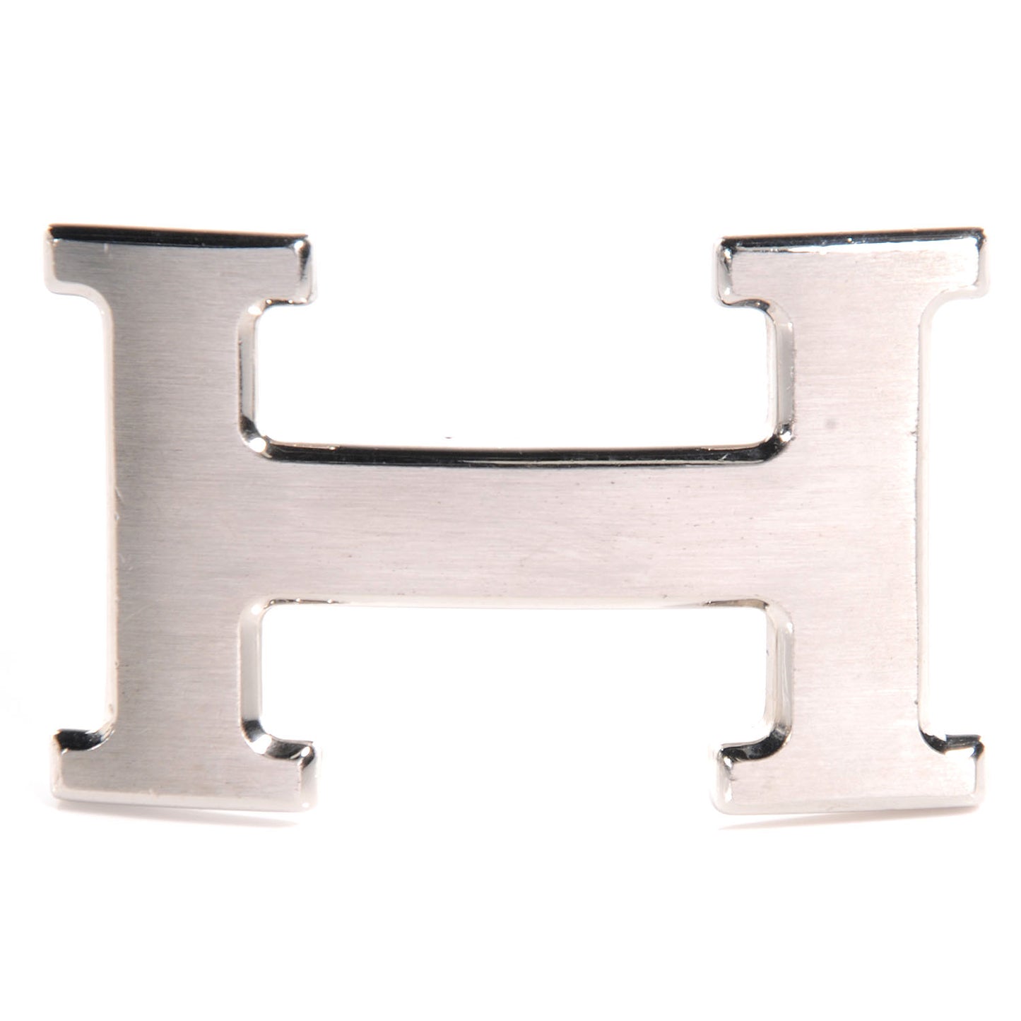 Brushed Palladium 32mm H Belt Buckle