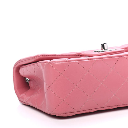 Chanel Lambskin Quilted Mini Rectangular Flap Pink 7 of 9