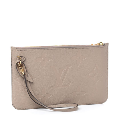 Louis Vuitton Empreinte Monogram Giant Neverfull MM Pochette Tourterelle 3 of 7