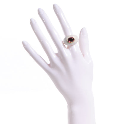 Bulgari BVLGARI Porcelain 18K Gold Tourmaline Chandra Ring 5.25 Pink 2 of 5