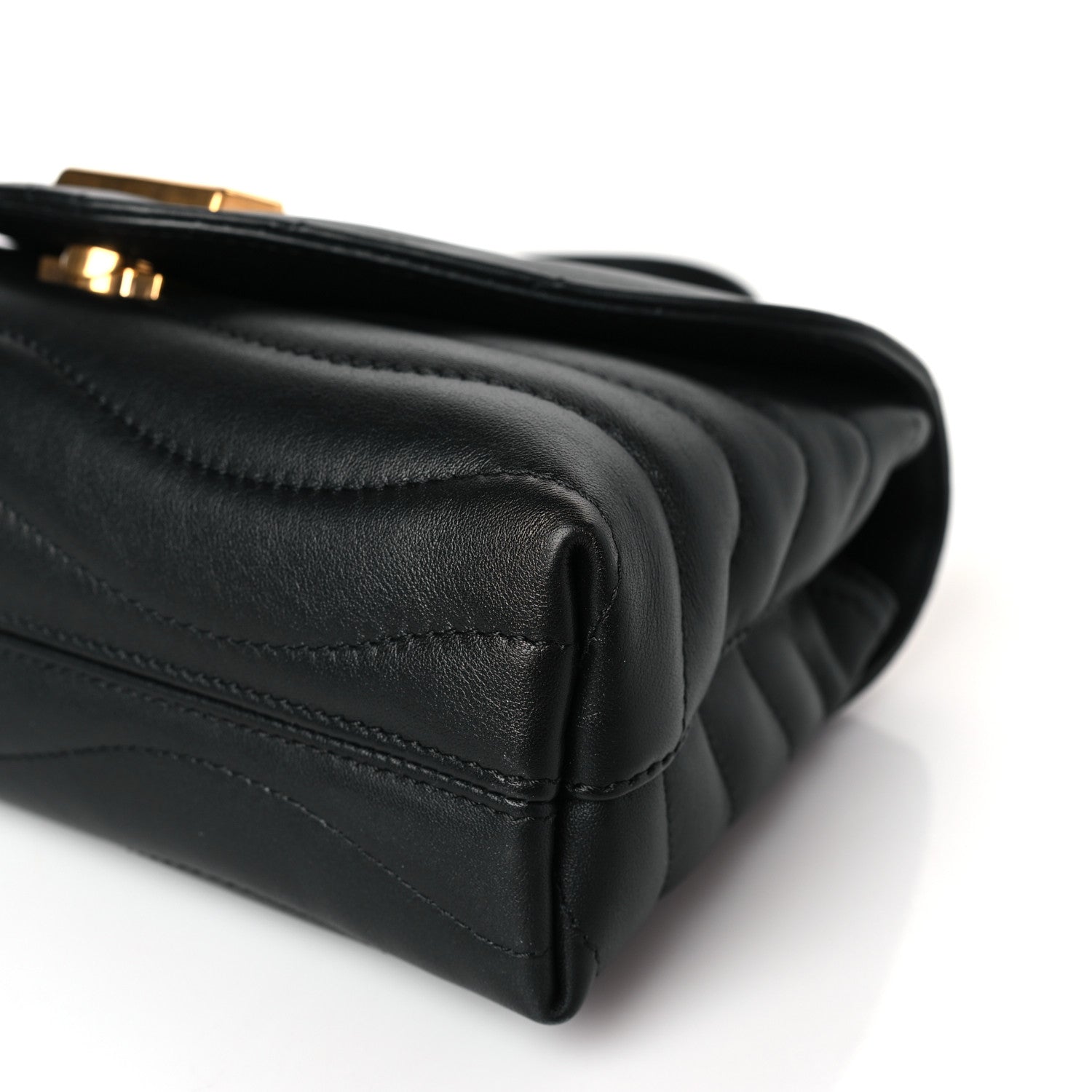 Louis Vuitton Calfskin LV New Wave Chain Bag Black 8 of 8