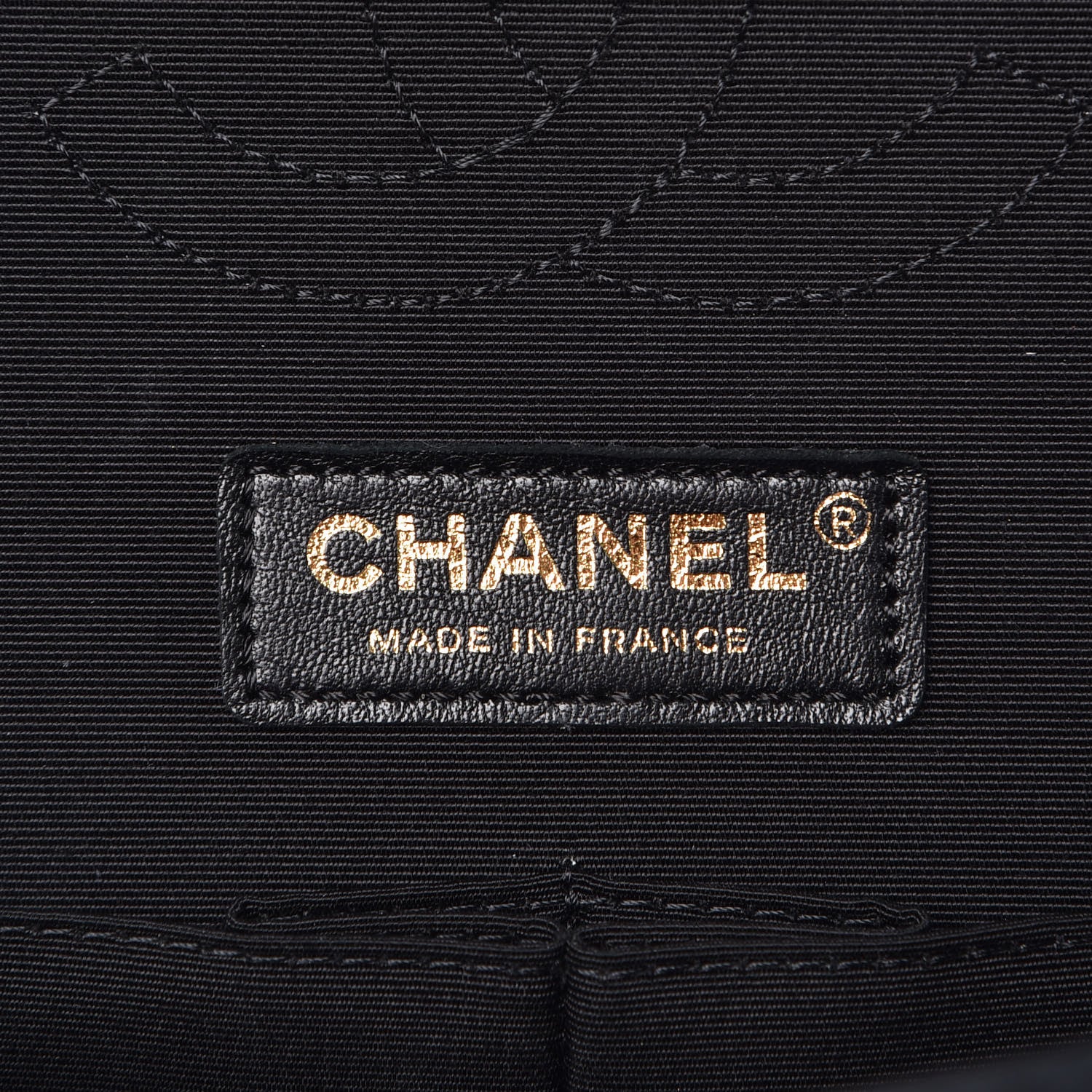 Chanel Caviar Iridescent Calfskin Duo Medium Double Flap Light Gold Black 6 of 10