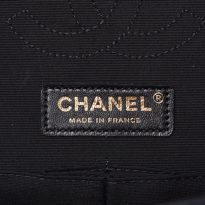 Chanel Caviar Iridescent Calfskin Duo Medium Double Flap Light Gold Black 6 of 10