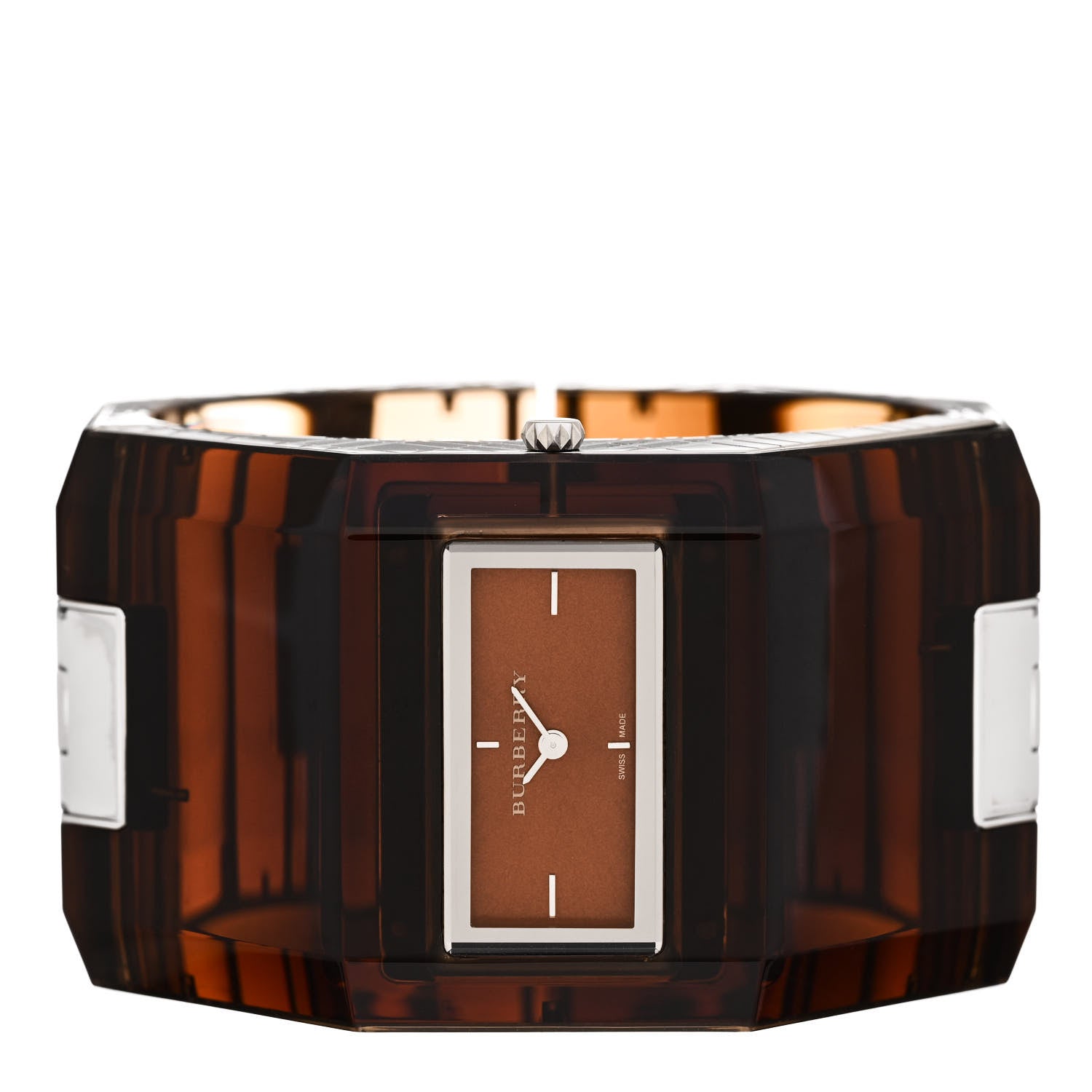 Burberry Plexiglass Stainless Steel 40mm Bangle Quartz Watch BU4923 2 of 5