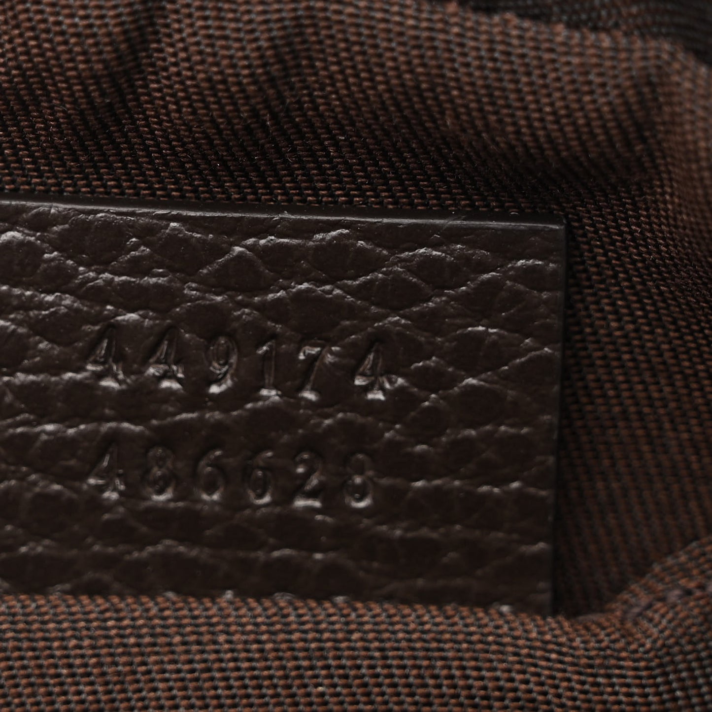 Monogram Belt Bag Dark Brown