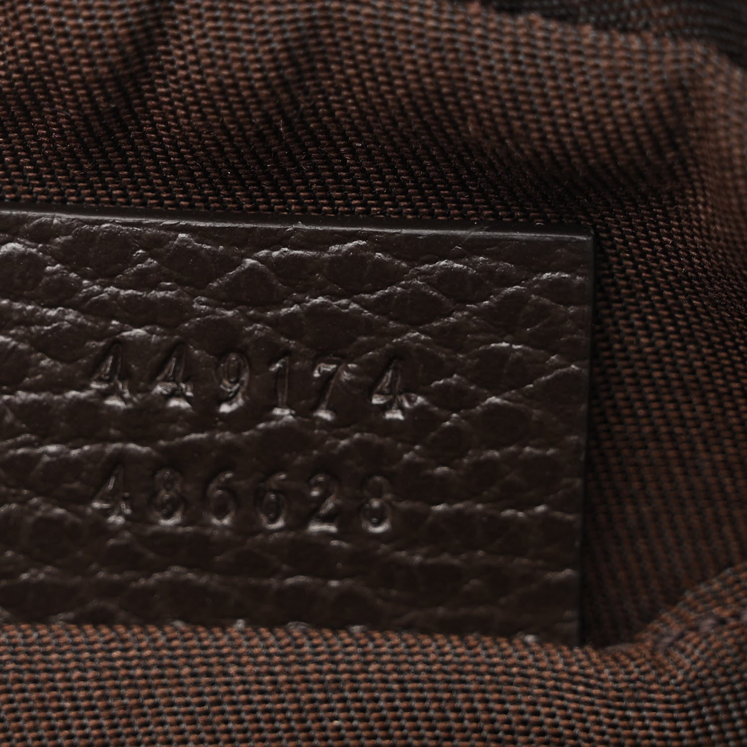 Gucci Monogram Belt Bag Dark Brown 7 of 10