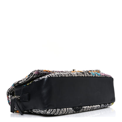 Chanel Fantasy Tweed Quilted Jumbo Easy Flap Multicolor 4 of 12