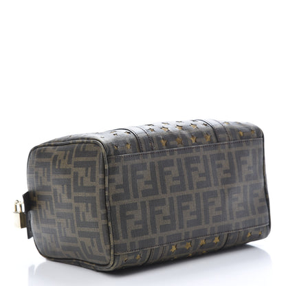 Fendi Zucca Spalmati Stars Small Forever Boston Tobacco 4 of 12