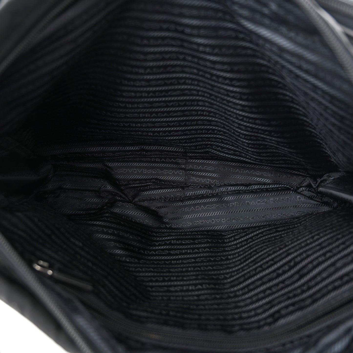 Tessuto Nylon Saffiano Briefcase Black