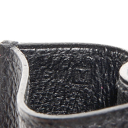 Hermes Epsom Diabolo Card Holder Case Black 7 of 7