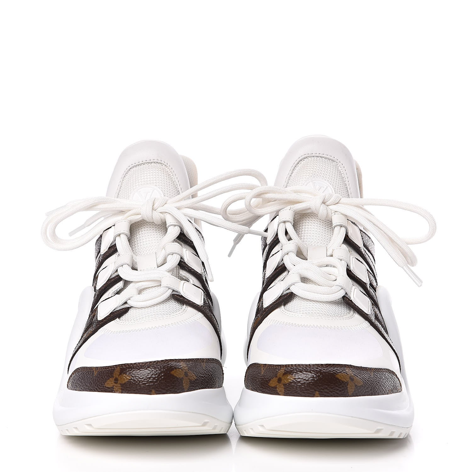 Louis Vuitton Patent Monogram LV Archlight Sneakers 40 White 2 of 14