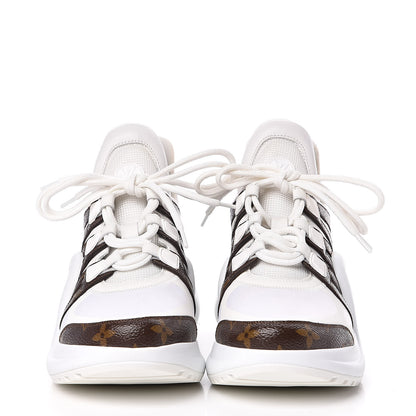 Louis Vuitton Patent Monogram LV Archlight Sneakers 40 White 2 of 14