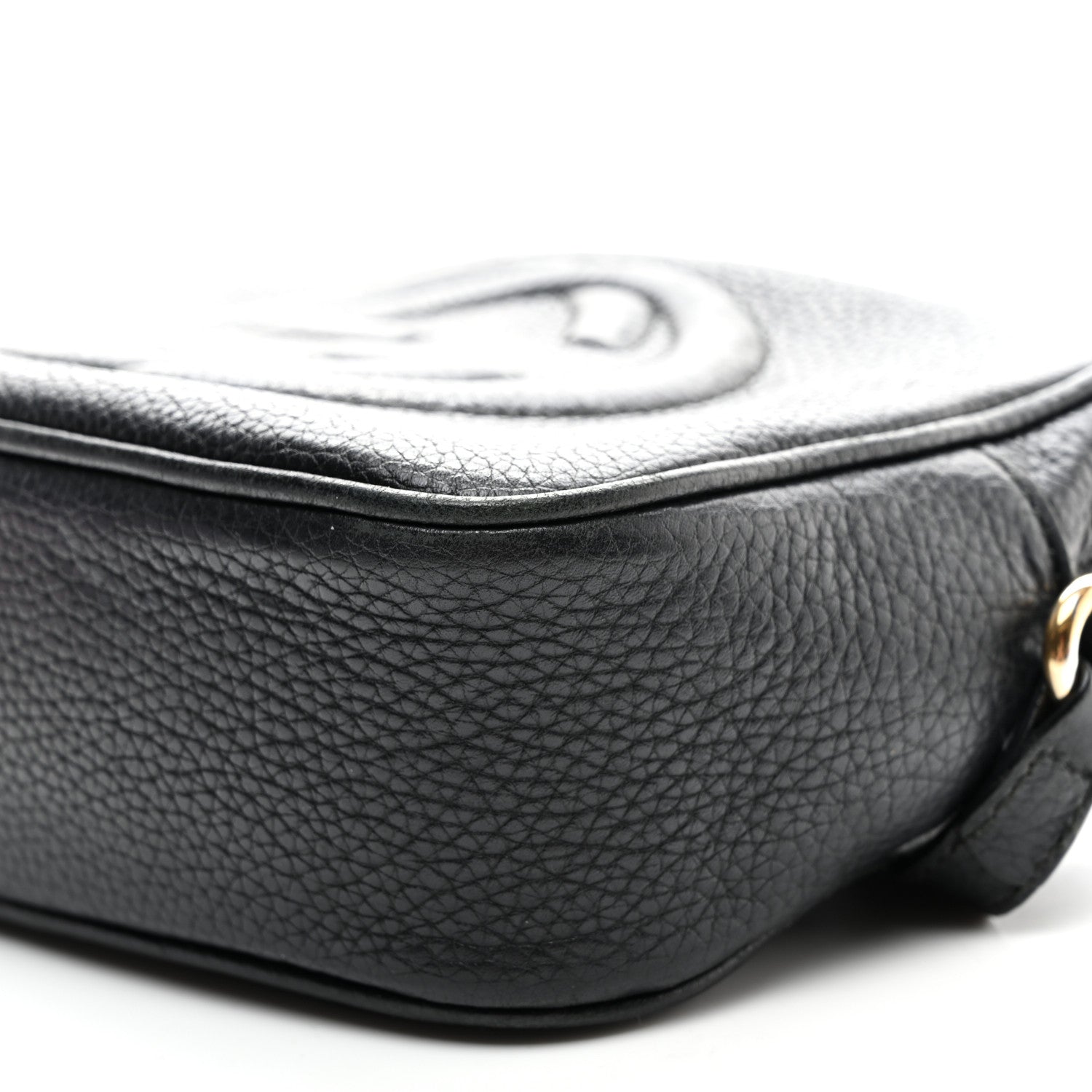 Gucci Pebbled Calfskin Small Soho Disco Bag Black 10 of 14