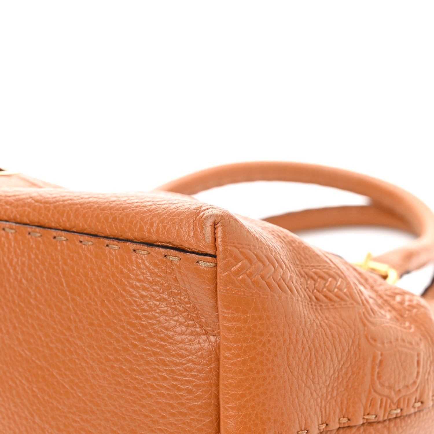 Fendi Cuoio Romano Selleria Small Villa Borghese Tote Meile Beige 11 of 13