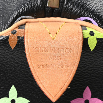Louis Vuitton Monogram Multicolor Speedy 30 Black 6 of 9