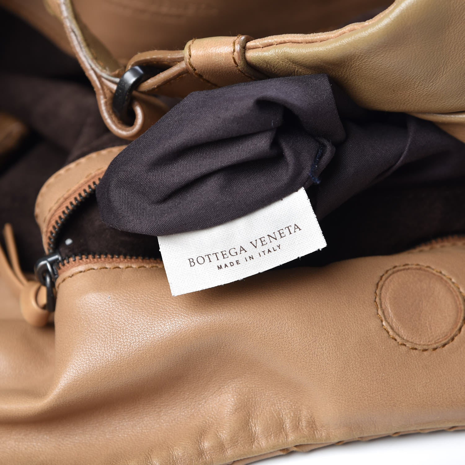 Bottega Veneta Nappa Intrecciato Large Campana Camel 8 of 18