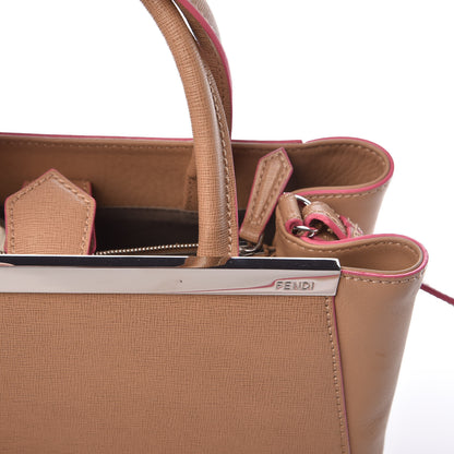 Fendi Vitello Elite Light Bulb Charm Petite 2Jours Tote Cuoio 12 of 12