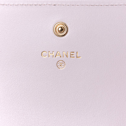 Chanel Caviar Chevron Boy Flap Waist Belt Bag Light Purple 5 of 11