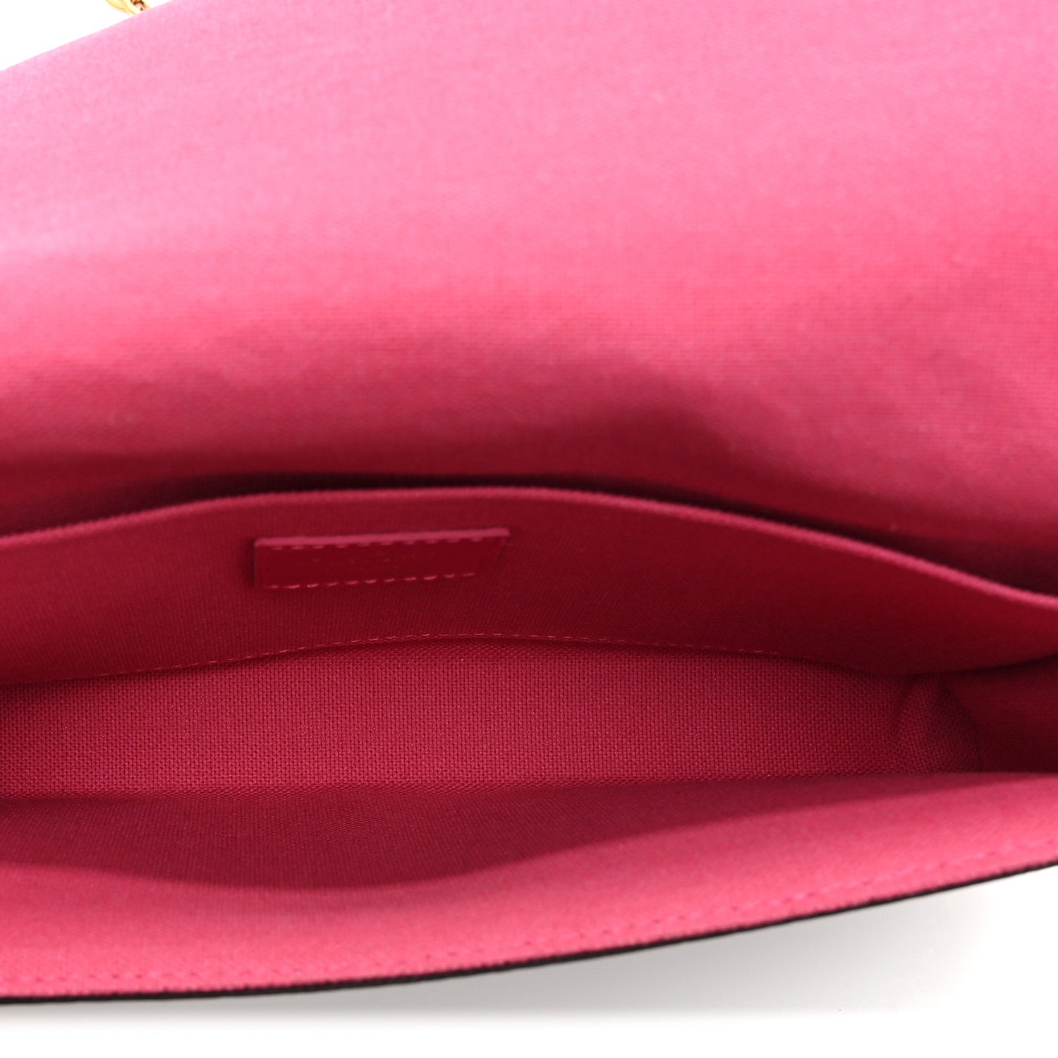 Louis Vuitton Monogram 2021 Christmas Animation Hollywood Pochette Felicie Chain Wallet Fuchsia 6 of 10