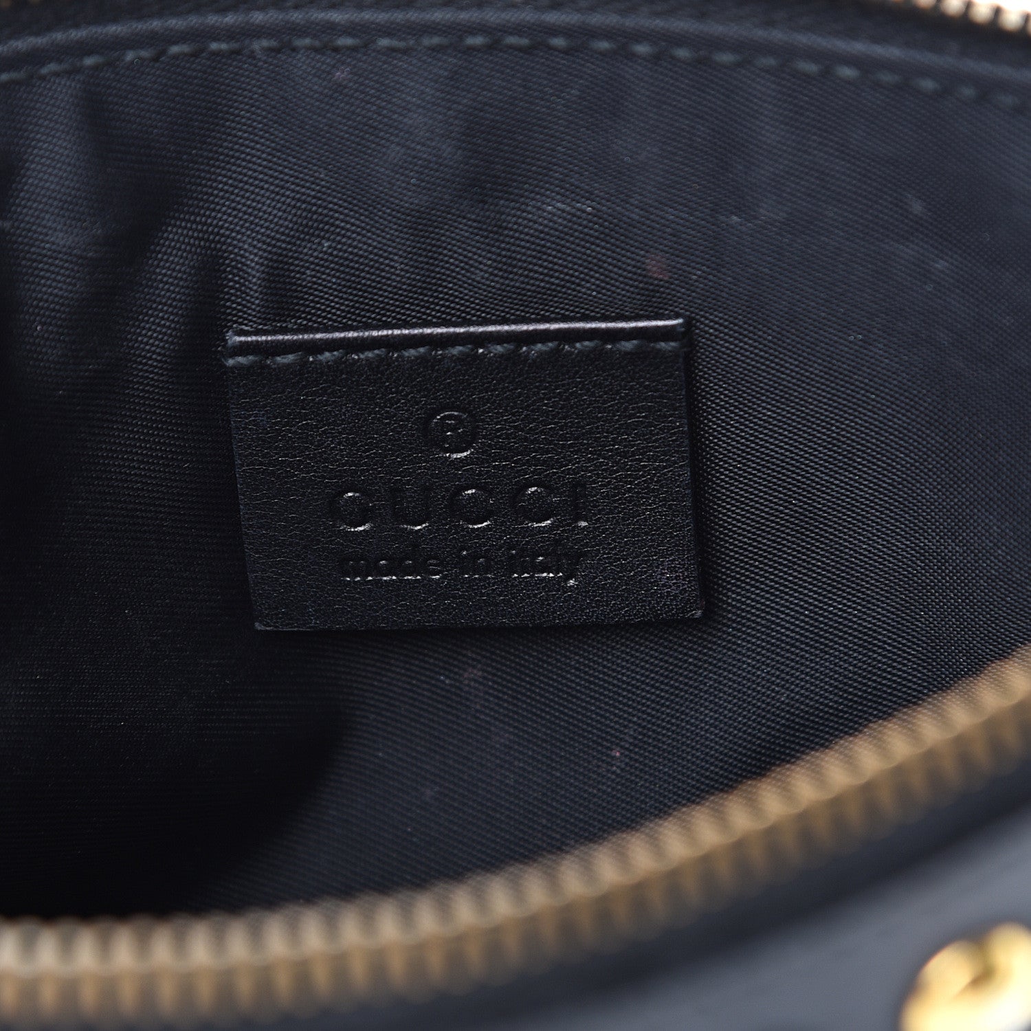 Gucci Guccissima Babouska Wristlet Black 5 of 12