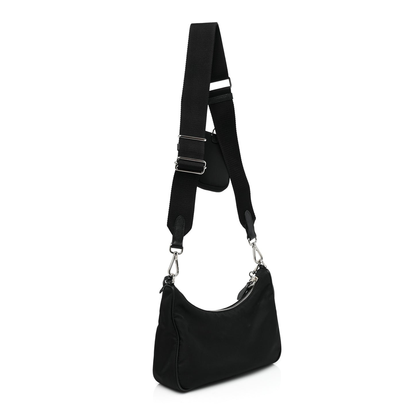 Nylon Re-Edition 2005 Shoulder Bag Black