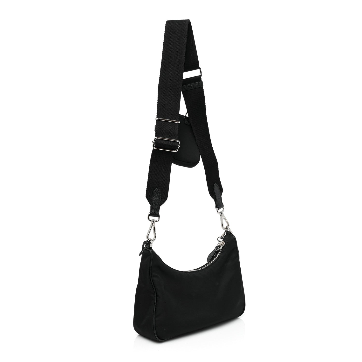 Prada Nylon Re-Edition 2005 Shoulder Bag Black 3 of 11
