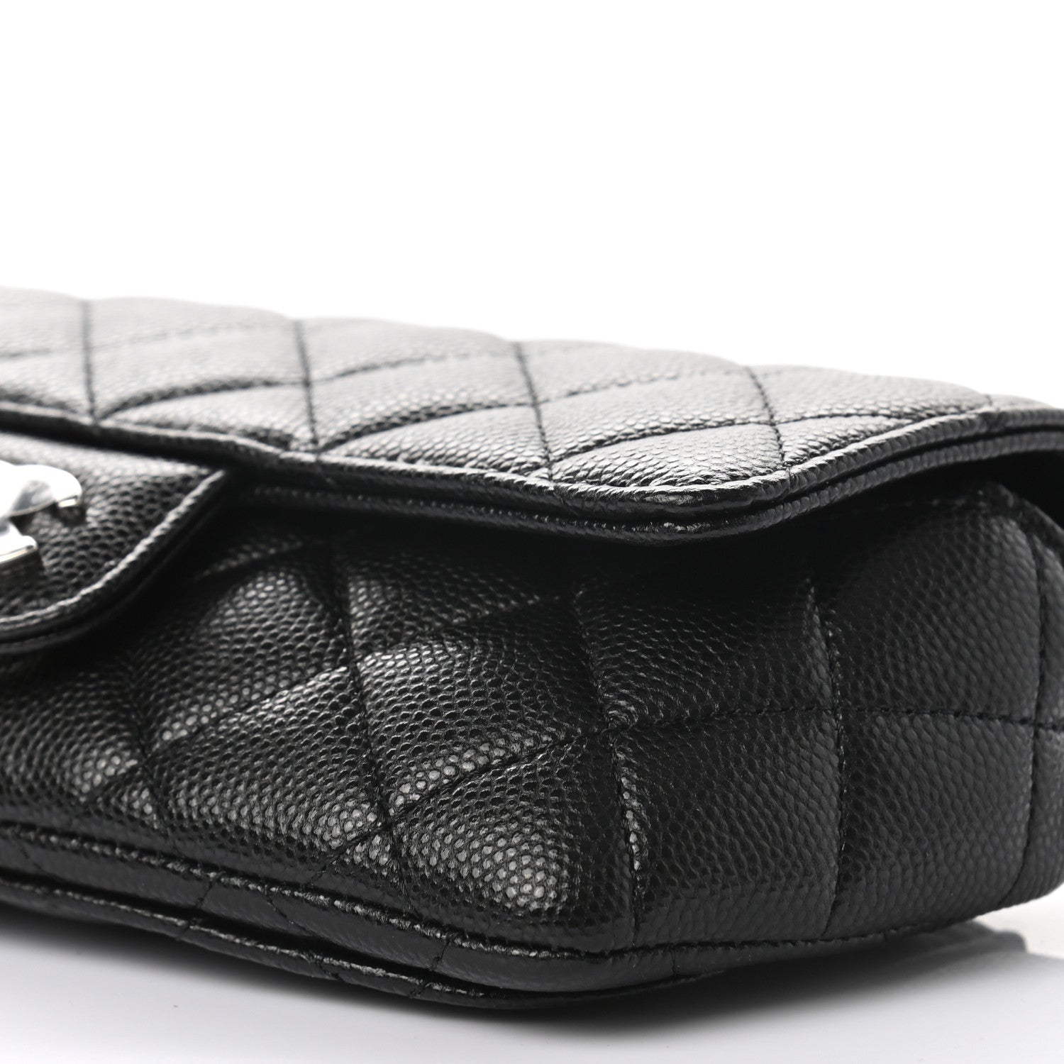 Chanel Caviar Quilted Glasses Case With Chain Black 9 of 9