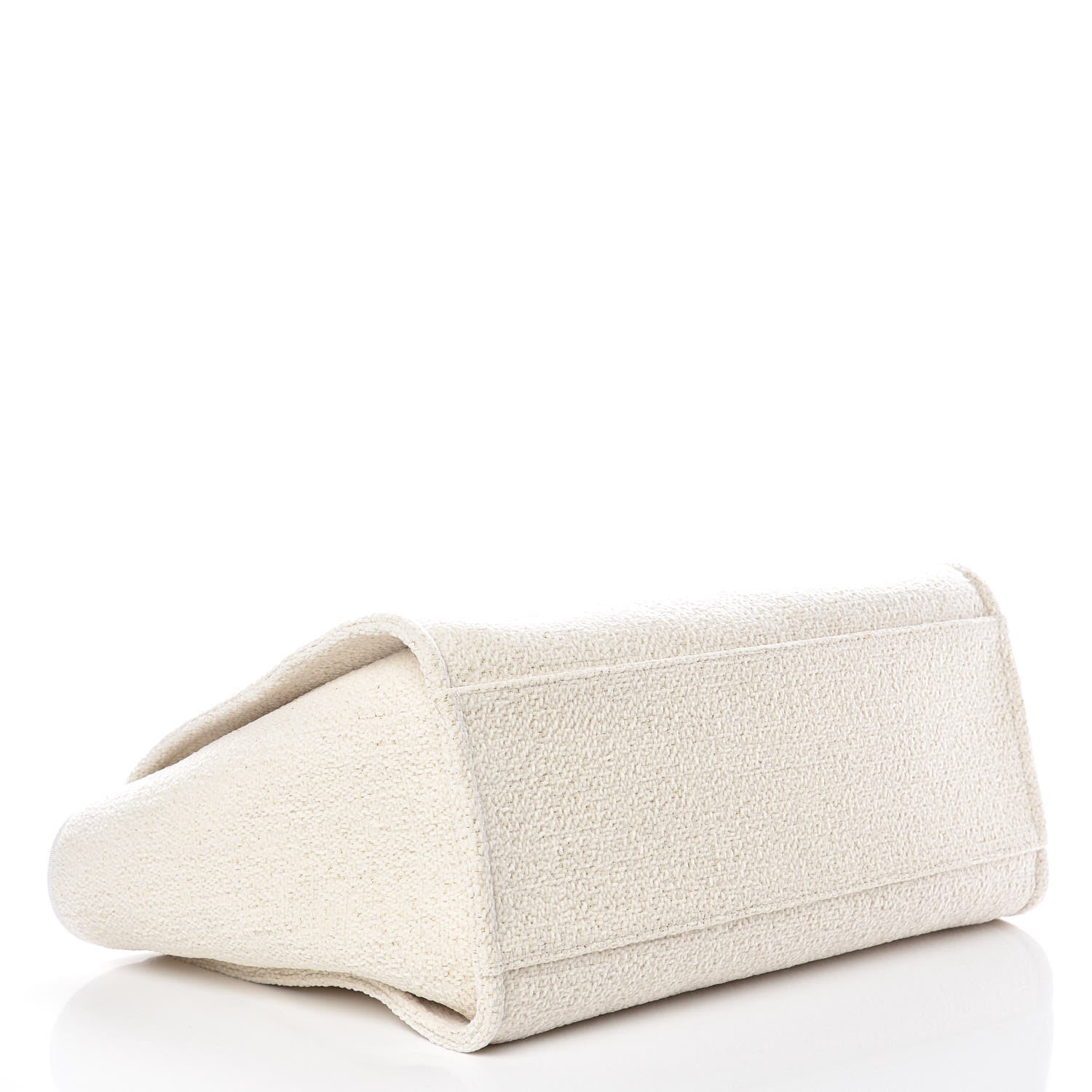 Chanel Lurex Boucle Medium Deauville Tote White 4 of 8