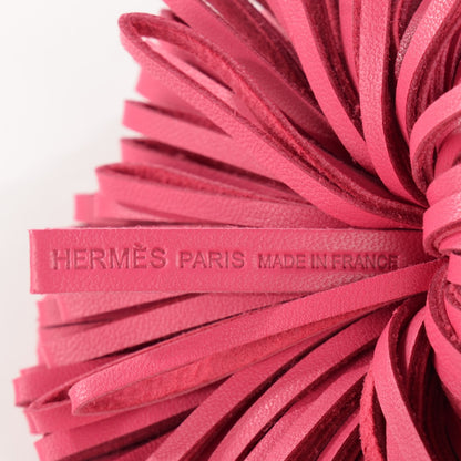 Hermes Lambskin Carmen Tassel Key Holder Fuchsia 5 of 5