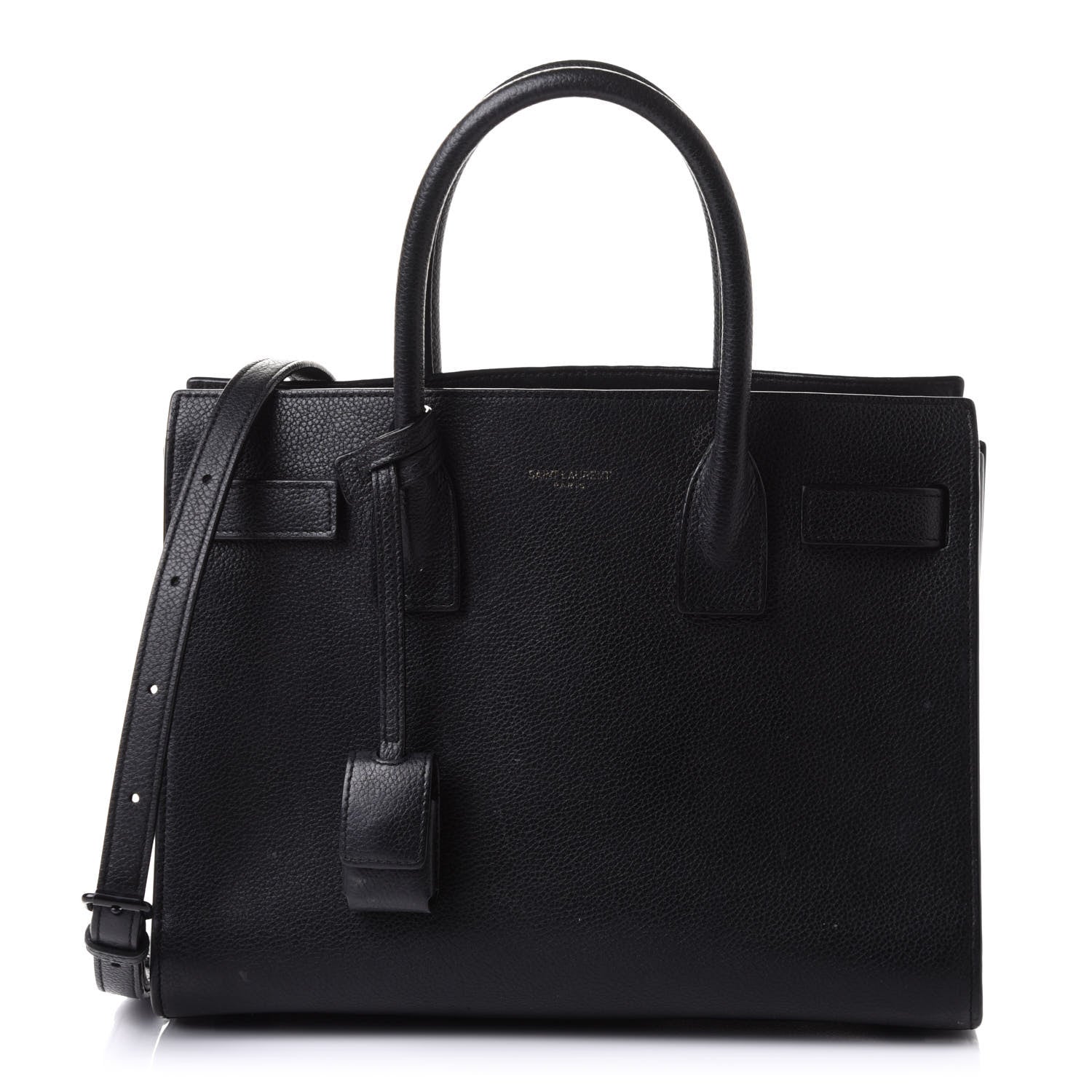 Saint Laurent Grained Calfskin Baby Sac De Jour Black 1 of 13