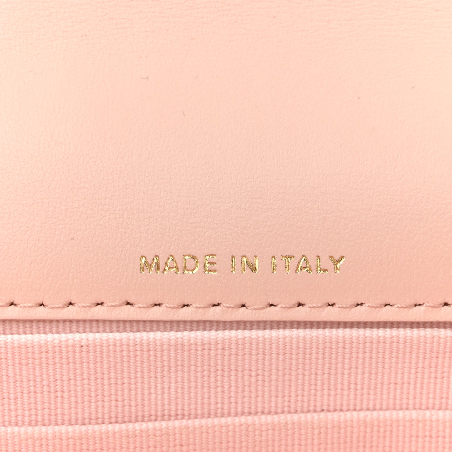 Crumpled Calfskin Quilted Braided CC Mini Flap Light Pink