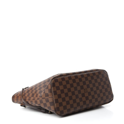 Louis Vuitton Damier Ebene Neo Neverfull MM Rose Ballerine 4 of 12